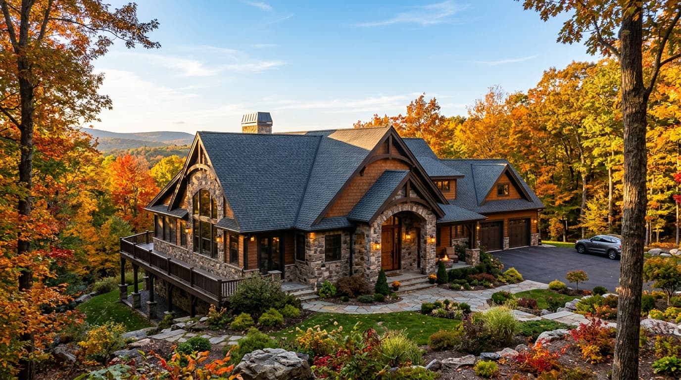 Restored home with new roof — Ten Point Roofing warranty