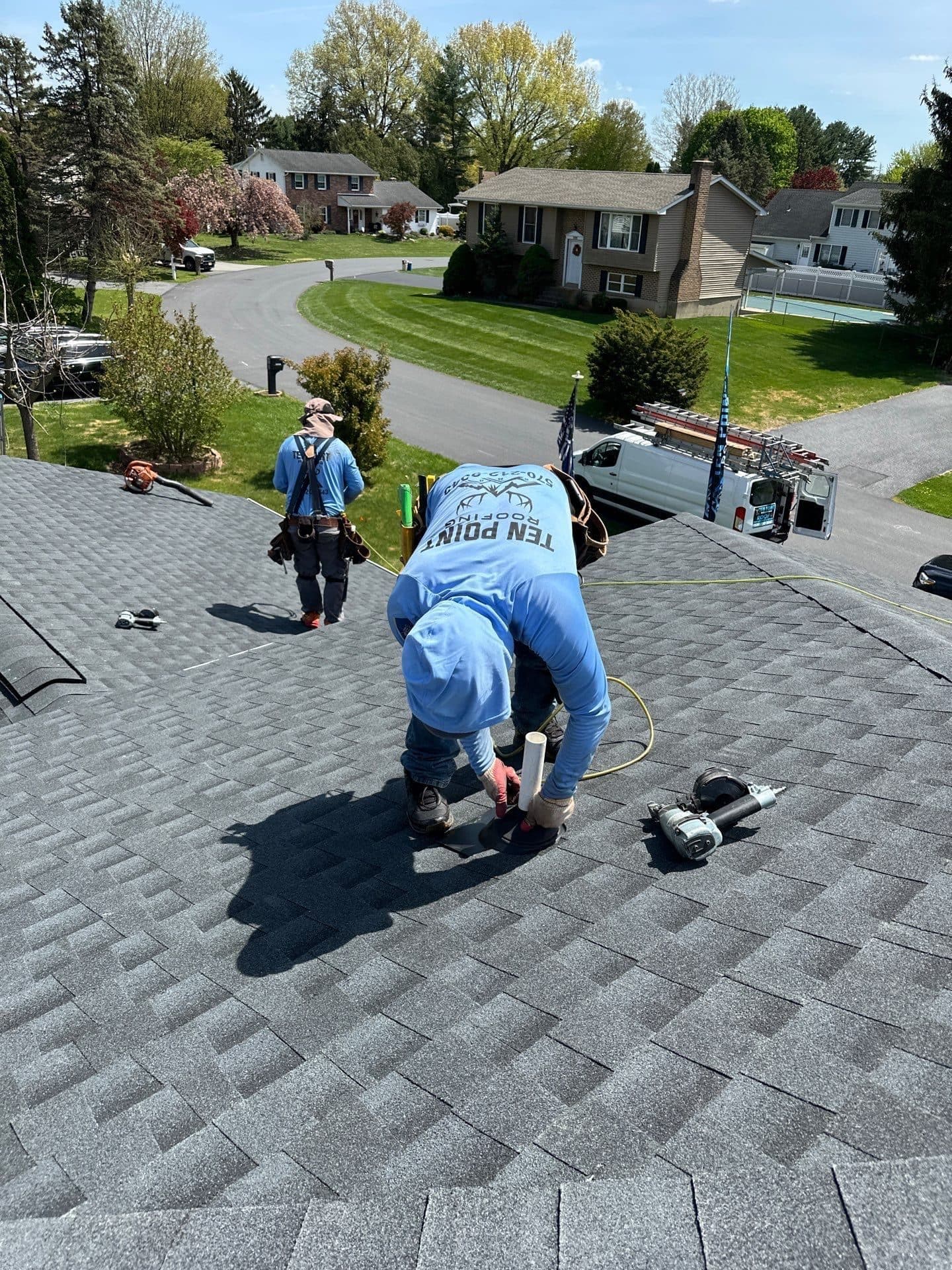 Roofing project in Bethlehem, PA (April 2026) by Ten Point Roofing